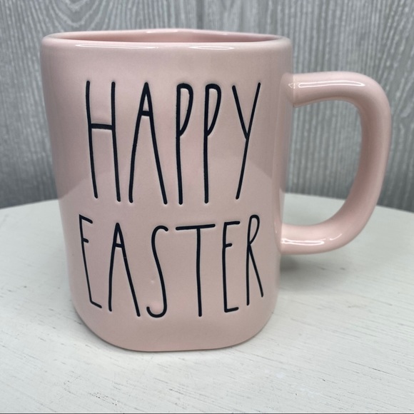 Rae Dunn Happy Easter Mug Pink - Picture 1 of 4